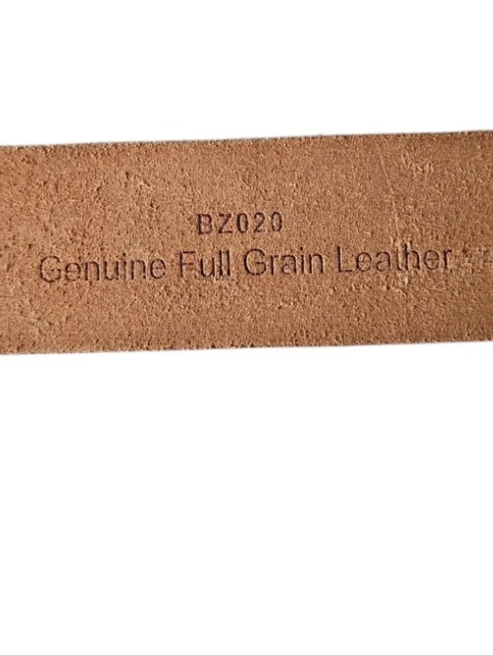NPET Sport Full Grain Leather Belt Men 36-38 Brown Celtic Knot Buckle Casual